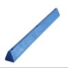 72" Recycled Plastic Car Stop Blue view 2