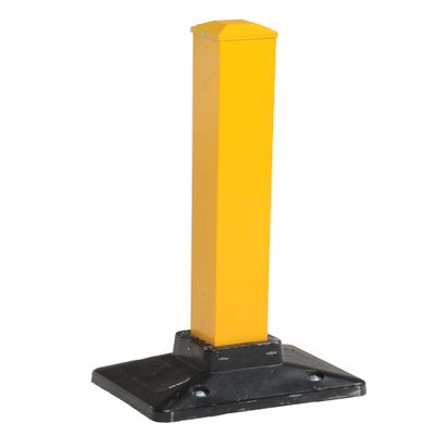 Semi-Perm Barrier-Post Yellow
