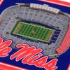 YouTheFan NCAA Mississippi Rebels 3D StadiumView Coasters - Vaught Hemingway Stadium view 3