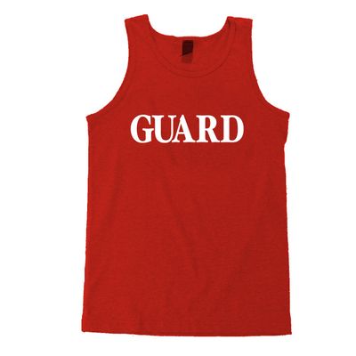VLX Lifeguard Tank Tee - Guard Logo, Red, S