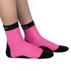 Seavenger High Cut Beach Socks with Grip Sole for Sand, Volleyball, Snorkeling, Diving, Wading (Pink, X-Small) view 3