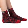 Seavenger High Cut Beach Socks with Grip Sole for Sand, Volleyball, Snorkeling, Diving, Wading (Maroon Burst, 2X-Large) view 3