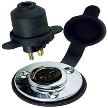 Perko 1190DP0CHR 12V Marine Watertight Deck Connection Athletics, Exercise, Workout, Sport, Fitness