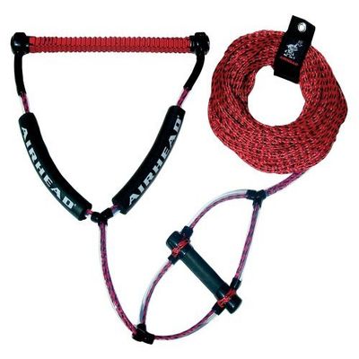 Kwik Tek Wakeboard Rope Phat Grip Handle Trick Handle (Red) Athletics, Exercise, Workout, Sport, Fitness