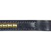 William Hunter Equestrian Clincher Brow Band Brass - Black - Full view 1