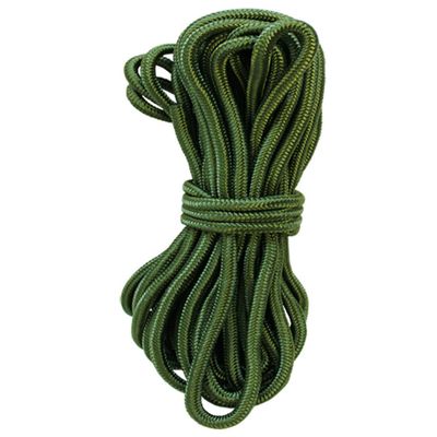 GREEN 3/8'' x 50ft. Utility Nylon Rope Tensile Strength Tie Down 1350 lbs Cap.