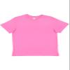 LAT Youth 100% Cotton Jersey Crew Neck Short Sleeve Tee, Raspberry, Large view 1