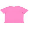 LAT Youth 100% Cotton Jersey Crew Neck Short Sleeve Tee, Raspberry, Large view 2