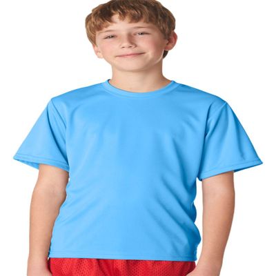 C2 Sport C5200 Youth Performance Tee, Columbia Blue, X-Small