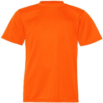 C2 Sport Youth Short Sleeve Performance T-Shirt M Safety Orange