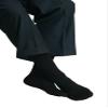 MAXAR Men's Trouser Support Socks (23-30 mmHg) Black, Medium, 3 Count view 1