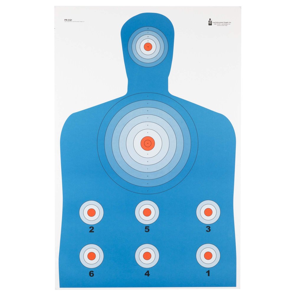 ACTION TARGETS PR-CQ1 HI VIZ FLRSNT SIL HG 100 PA