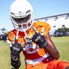 Battle Sports Ultra-Stick Wide Receiver Football Gloves - Adult & Youth Football Gloves - Adult X-Large, Black/White view 4