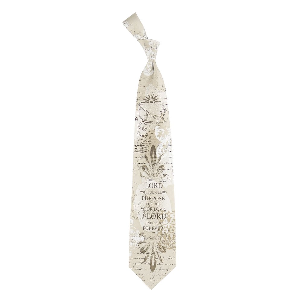 Eagles Wings Men's Finely Crafted Inspirational Necktie - Fulfill His Purpose