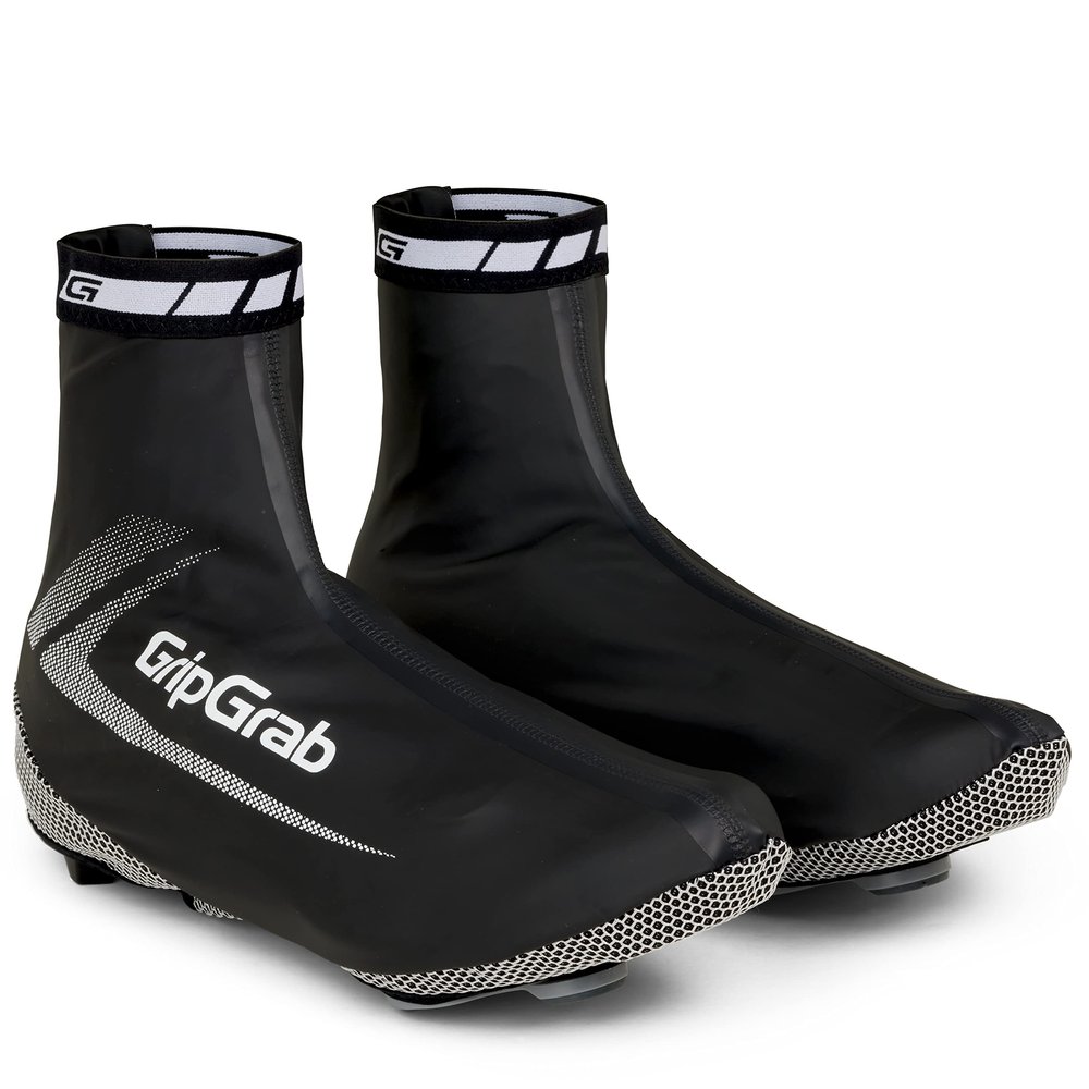 GripGrab RaceAqua Waterproof Road Bike Rain Aero Overshoes Windproof Cycling Shoe-Covers Sleek Tight Fitting Gaiters