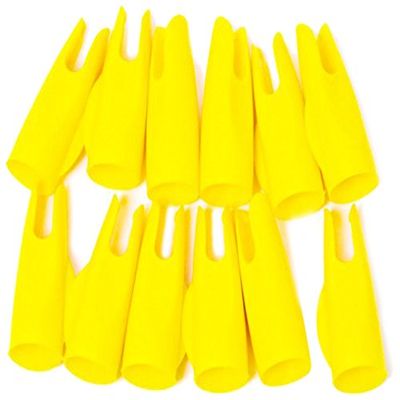 Bohning Classic Nock (12-Pack), Yellow, 11/32-Inch