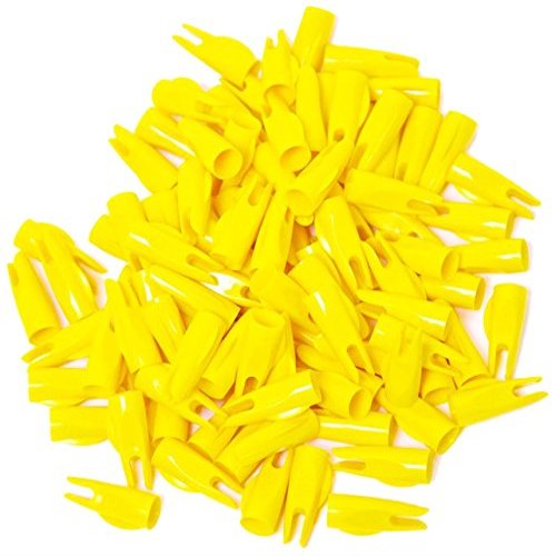 Bohning Classic Nock (100 Count), Yellow, 11/32-Inch