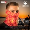 Aqua Design Fishing Hunting Masks Neck Gaiter: Men and Youth UPF 50+ Sun Mask Protection: Camo Face Cover Balaclava Bandana: Black Water size Medium view 4
