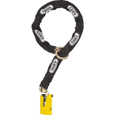 Abus 4003318 19005 6 Granite Detecto Electronic Chain Lock/Brake Disc Lock - 47in. x 12mm - Yellow