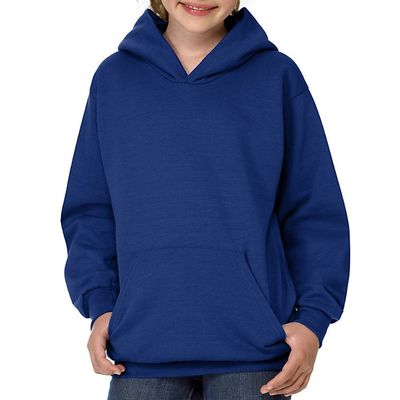 Hanes Youth Comfortblend Ecosmart Pullover Hood (Deep Royal) (XS)