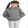Hanes Youth Comfortblend Ecosmart Pullover Hood (Light Steel) (XL) view 3