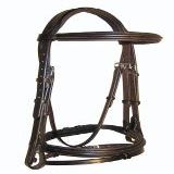 Comfort Padded Flash Bridle 5/8" - black - full