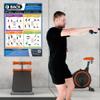 Back Exercise | Full Workout Improves Strength Training | Laminated Gym and Home Poster | Includes Online Video Training Support | Size - 594mm x 420mm (A2) | Improves Personal Fitness view 3