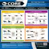 Core Exercise | Full Core Workout | Improves Strength Training | Laminated Gym and Home Poster | Includes Online Video Training Support | Size - 594mm x 420mm (A2) | Improves Personal Fitness view 1