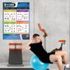 Core Exercise | Full Core Workout | Improves Strength Training | Laminated Gym and Home Poster | Includes Online Video Training Support | Size - 594mm x 420mm (A2) | Improves Personal Fitness view 3
