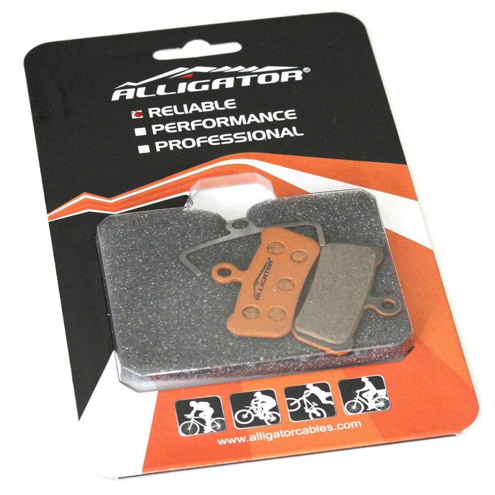 Alligator Organic MTB Bike Disc Brake Pads for AVID XO Trail / 7 Trail / 9 Trail/SRAM Guide (1 Pair)