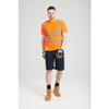 Portwest Hi-Vis T-Shirt RIS Viz Visibility Reflective Safety Work Wear Top ANSI 2, 3 XL Orange view 4