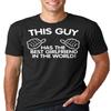 Best Girlfriend in The World T-Shirt Tee Shirt Large Black view 1