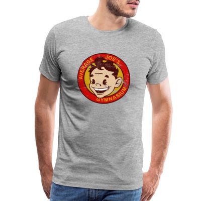 Average Joe's Gymnasium Men's Premium T-Shirt Heather Gray