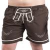 Swim Shorts Schneberger Trachten Men's Bavarian Style Swim Trunks Oktoberfest (L) Dark Brown view 1