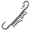 Avalaya Fancy Dress Party Black Acrylic, Glass Bead Choker Necklace - 32cm L/ 7cm Ext view 4