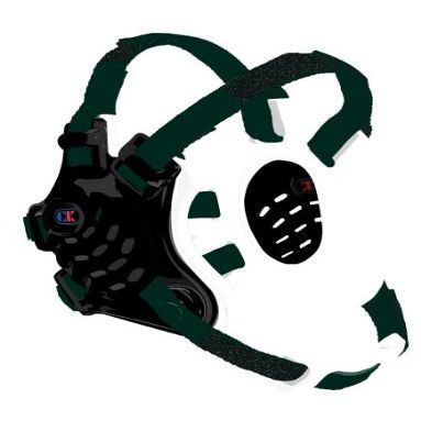 Cliff Keen F5 Tornado Headgear - Black/White/Dark Green