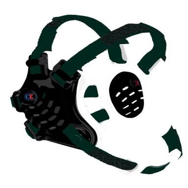 Cliff Keen F5 Tornado Headgear - Black/White/Dark Green