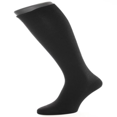 ALBERT KREUZ Unisex knee-high compression socks with 10,5 mmHg - for business, travel/flights black EU 47-49 / US 13-14.5