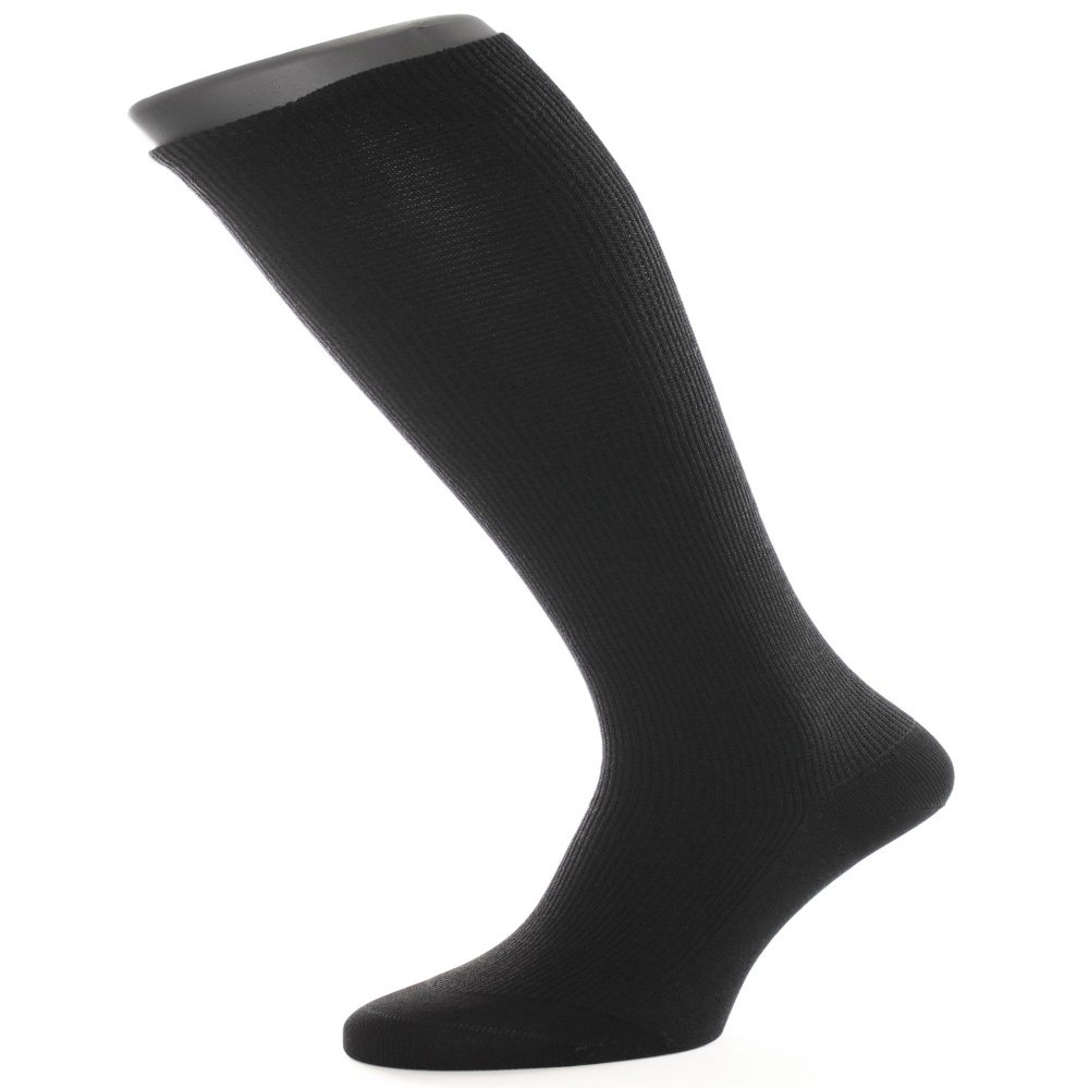 ALBERT KREUZ Unisex knee-high compression socks with 10,5 mmHg - for business, travel/flights black EU 47-49 / US 13-14.5