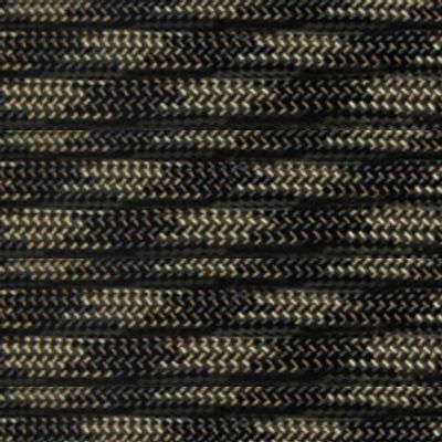 Camo Color Paracord Choices of 550 LB Tensile Strength with Twisted Inner 7 Strand Removable Core Camouflage Parachute Cord in 10, 25, 50, and 100 Foot Lengths (Brown Camo, 25 Feet)