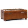 Cottage Garden You are My Sunshine Rich Walnut Finish Rose Petite Music Box - Plays Song You are My Sunshine view 4