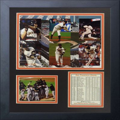 2010 San Francisco Giants - Collage 11" x 14" Framed Photo Collage by Legends Never Die, Inc.