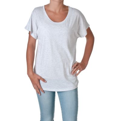 NEXT LEVEL APPAREL Women's Tri-Blend Dolman Top, White, XX-Large
