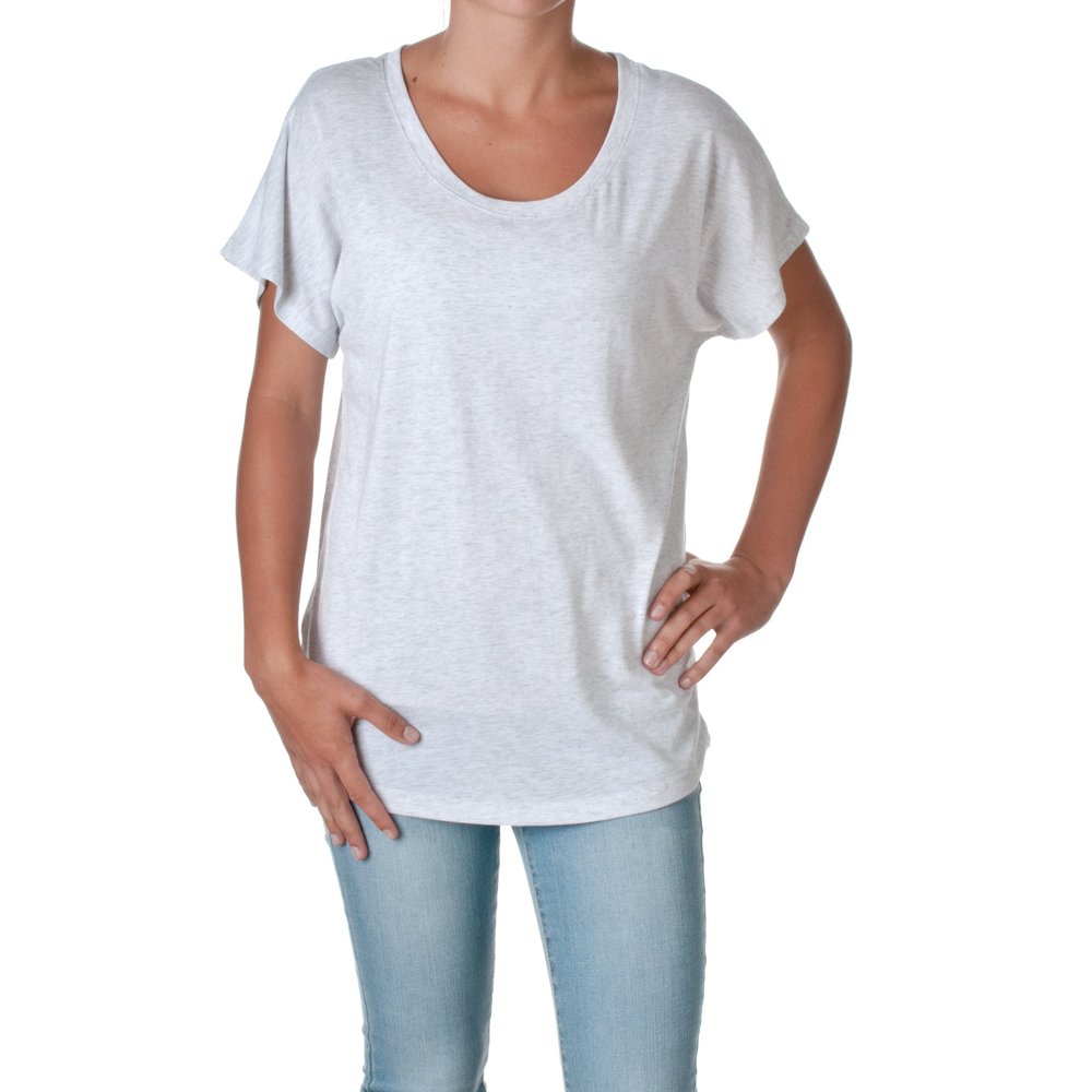 NEXT LEVEL APPAREL Women's Tri-Blend Dolman Top, White, XX-Large