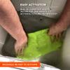 Ergodyne Chill Its 6602 Cooling Towel, Long Lasting Cooling Relief,Lime 29.50" x 0.50" view 3