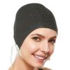 Beemo Swim Cap Women Chin Strap Swimming Caps- Black view 1