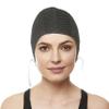 Beemo Swim Cap Women Chin Strap Swimming Caps- Black view 2