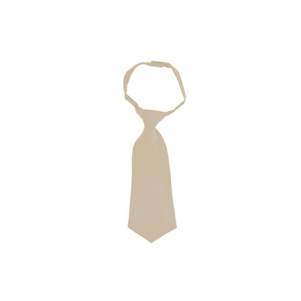 French Toast Boys School Uniforms Adjustable Solid Color Tie 8-12 Khaki