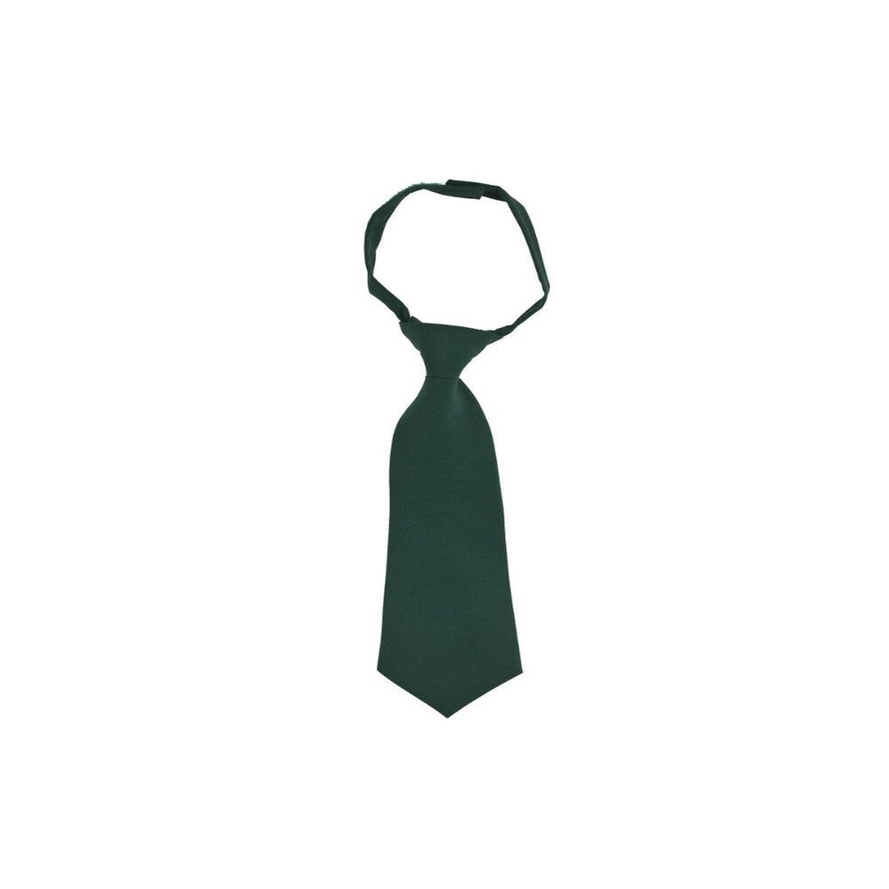 French Toast Boys School Uniforms Adjustable Solid Color Tie 14-20 Hunter Green