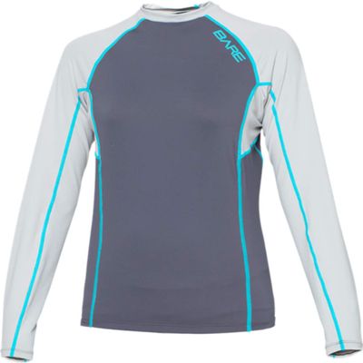 Bare Womens Long Sleeved Sunguard (Small, Gray)
